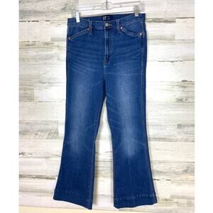 Gap Womens 12 Flare Leg Blue Denim Jeans Medium Wash Boho Casual NEW
